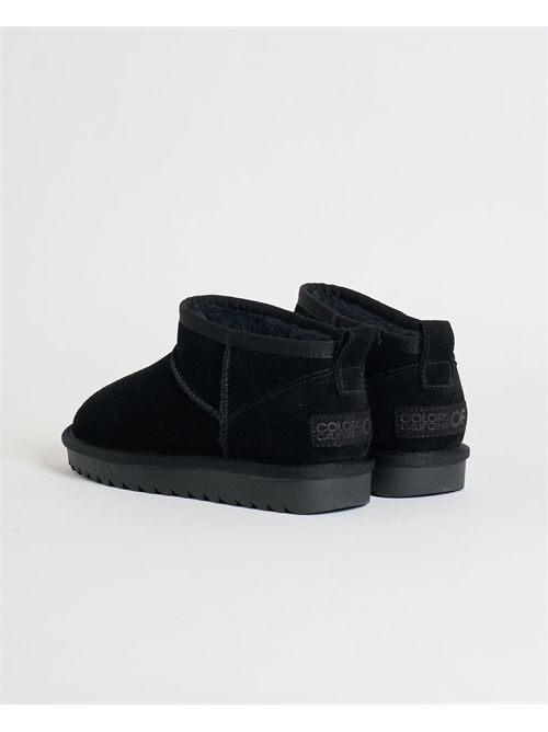 Colors of California women's low suede ankle boots COLORS OF CALIFORNIA | YW0078BLA